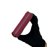 COACH KHAKI & RED SIGNATURE LONG WALLET