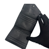 COACH STUDDED LEATHER SMALL WALLET