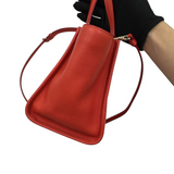 COACH RED LEATHER MINI BENNETT CROSSBODY