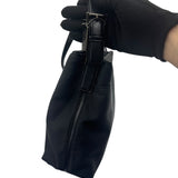 COACH BLACK NYLON SHOULDER BAG