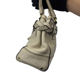 COACH WHITE LEATHER SHOULDER BAG