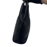 BURBERRY BLACK LEATHER TOTE