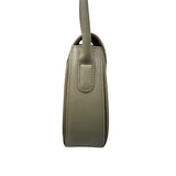 MOSCHINO IVORY HEART CLASP TOP HANDLE BAG