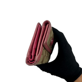 COACH SIGNATURE WALLET WITH PINK TRIM