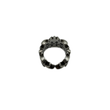 CHROME HEARTS DOUBLE FLORAL RING (US 5)