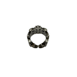 CHROME HEARTS DOUBLE FLORAL RING (US 7)