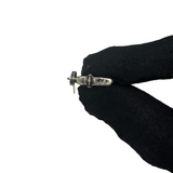 CHROME HEARTS BABY FAT CROSS DROP EARRING