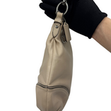 COACH LEATHER BEIGE SHOULDER BAG