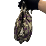 COACH MADISON OP ART PURPLE MAGGIE SHOULDER BAG