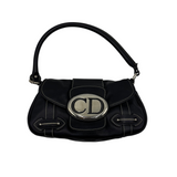 DIOR VINTAGE TRAVELER BLACK HANDBAG