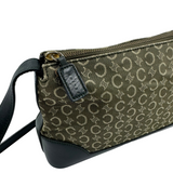 CELINE “C ” MONOGRAM CANVAS SHOULDER BAG