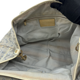 CELINE "C" MONOGRAM CANVAS BLUE HANDBAG