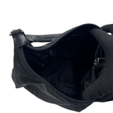 PRADA NYLON SHOULDER BLACK BAG