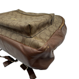 COACH SIGNATURE BROWN BACKPACK
