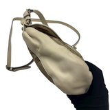 COACH SIGNATURE KHAKI TURNLOCK CROSSBODY BAG