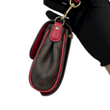 COACH COLORBLOCK SIGNATURE FLAP CROSSBODY