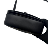 COACH BLACK LEATHER SADDLE CROSSBODY BAG