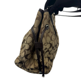 COACH SIGNATURE STRIPE TOTE BAG