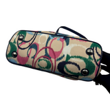 COACH MULTICOLOUR OP ART TOTE BAG