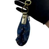 COACH SCRIPT HEART ACCORDION SHOULDER BAG