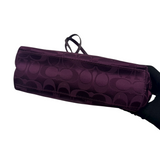 COACH PURPLE SIGNATURE SEQUIN TOTE BAG