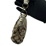 COACH SIGNATURE FLORAL SHOULDER BAG