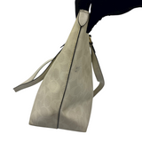 COACH LIGHT SIGNATURE ZIP TOTE BAG