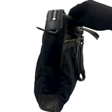 COACH BLACK NYLON WEEKENDER SHOULDER BAG