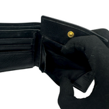 COACH BLACK LEATHER BIFOLD WALLET