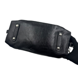 COACH BLACK LEATHER LARGE TOTE BAG