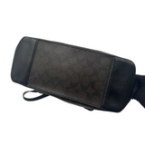 COACH BROWN SIGNATURE TOTE BAG