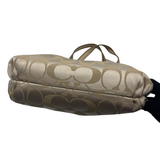 COACH GOLD SIGNATURE TOTE BAG