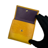 LOUIS VUITTON YELLOW EPI SMALL WALLET