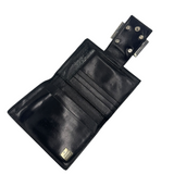 FENDI BLACK BUCKLE SMALL WALLET