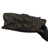 FENDI ZUCCA BROWN SHOULDER BAG