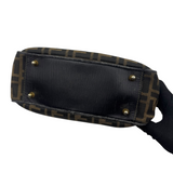 FENDI ZUCCA MINI BOSTON HANDBAG