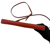 COACH TAN & ORANGE SIGNATURE STRIPE CROSSBODY