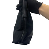 COACH BLACK NYLON SHOULDER BAG