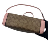 COACH PINK SIGNATURE SATCHEL