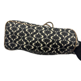 COACH BLACK & CREAM SIGNATURE TOTE BAG