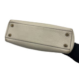 COACH WHITE LEATHER SHOULDER BAG