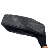 COACH BLACK LEATHER WEEKENDER BAG