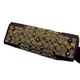 COACH PURPLE SIGNATURE HAMPTON TOTE