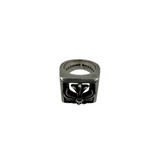 CHROME HEARTS PLUS LETTER BLOCK RING (US 8)