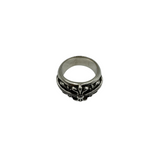 CHROME HEARTS FLORAL CROSS RING (US 8)