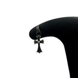 CHROME HEARTS BABY FAT CROSS DROP EARRING
