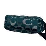 COACH SIGNATURE TEAL HOBO SHOULDER BAG