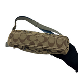 COACH SIGNATURE CANVAS SHOULDER BAG