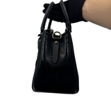 COACH SIGNATURE GLOSSY LEATHER SATCHEL