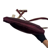 COACH NYLON CRANBERRY CROSSBODY BAG